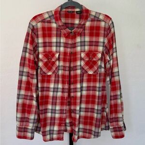 Eddie Bauer Red Plaid Women’s Shirt